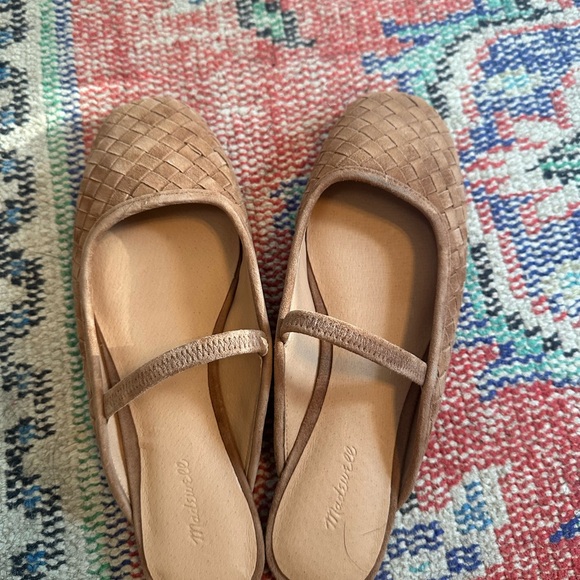Madewell Brown Woven Mules - Picture 2 of 4